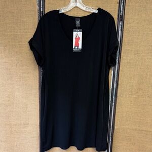 Black V-Neck T-Shirt